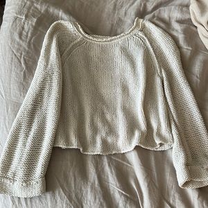 Free People Open Back Knit Sweater